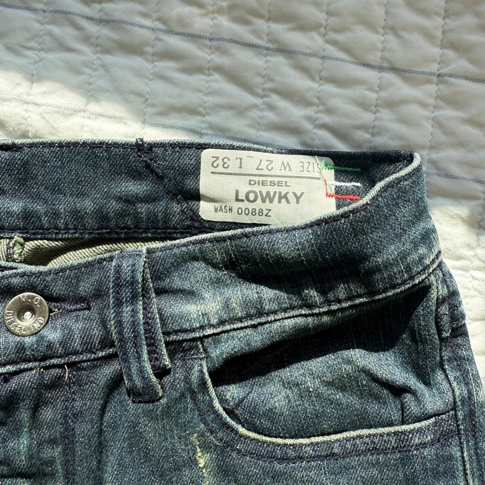 Diesel Straight-Leg Blue Jeans - Picture 9 of 10